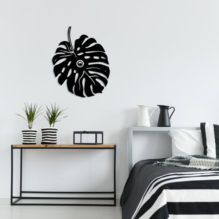 Opviq Lámpara de Pared Flor Negra W-035 Opviq Lámpara de Pared Flor Negra W-035